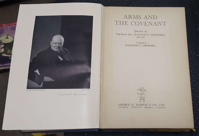 Arms and the Covenants by Winston Churchill (1st Edition)