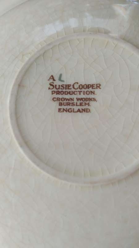 Susie Cooper Porcelain Lily Saucer