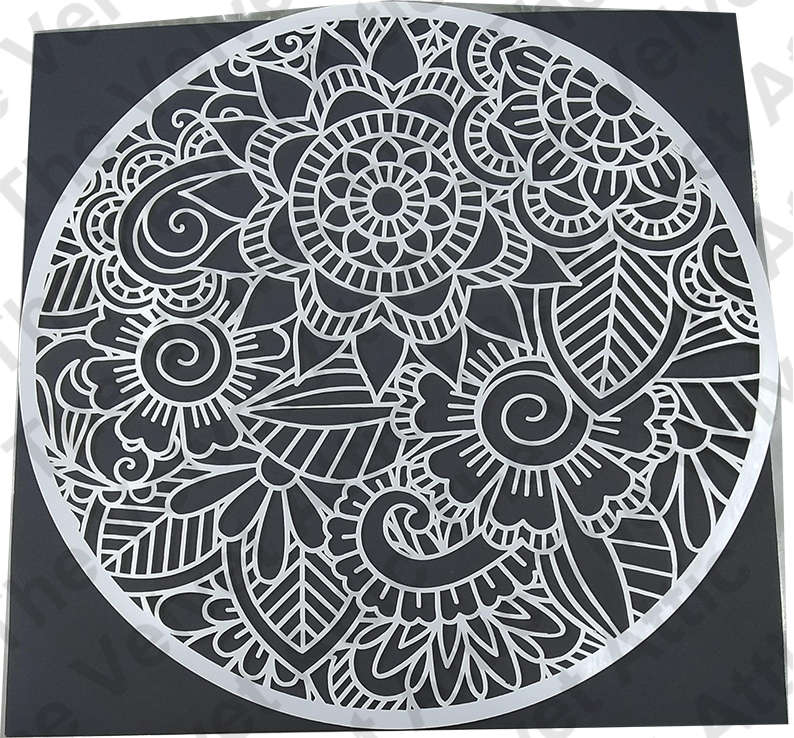 Stencil - Zentangle Lace - 45x45cm