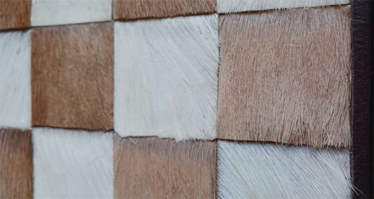 Folding Buck Skin Chess Board