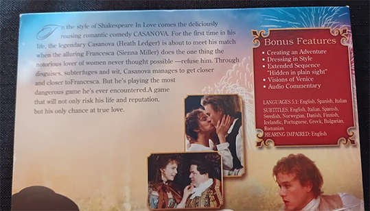 DVD - Casanova