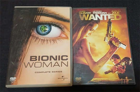 Set of 2 DVD's - Bionic Woman & Wanted