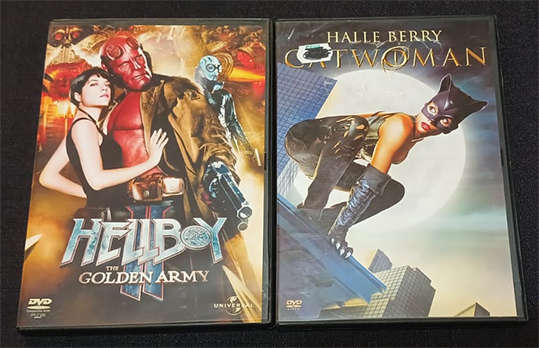Set of 2 DVD's - Hellboy and Catwoman