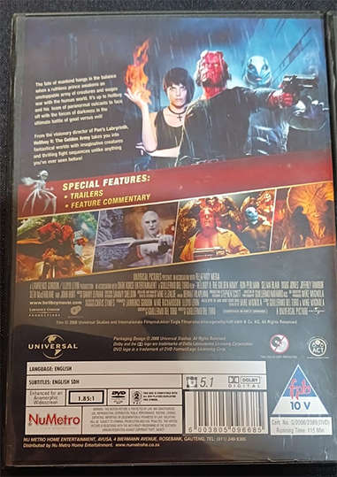 Set of 2 DVD's - Hellboy and Catwoman