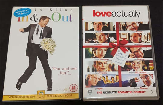 Set of 2 DVD's - In & Out and Love Actually