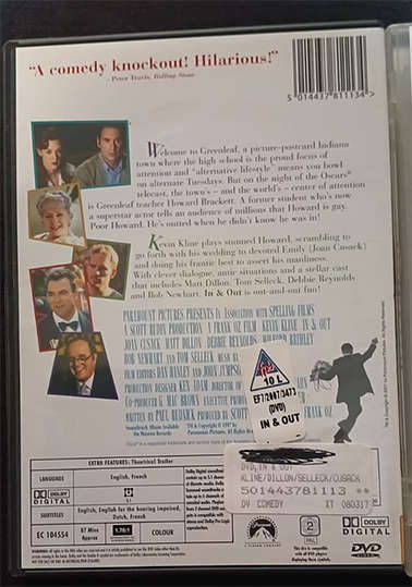 Set of 2 DVD's - In & Out and Love Actually