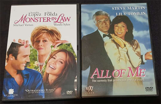 Set of 2 DVD's - Monster-in-Law and All of Me