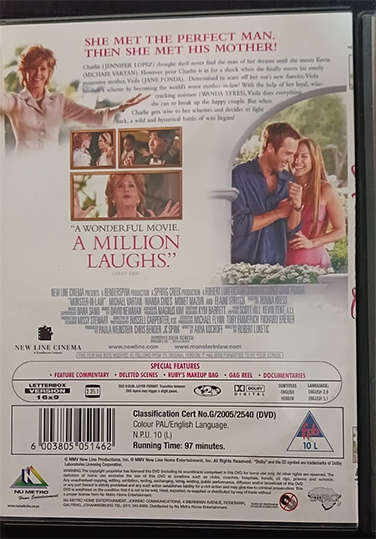 Set of 2 DVD's - Monster-in-Law and All of Me