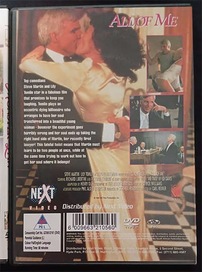 Set of 2 DVD's - Monster-in-Law and All of Me