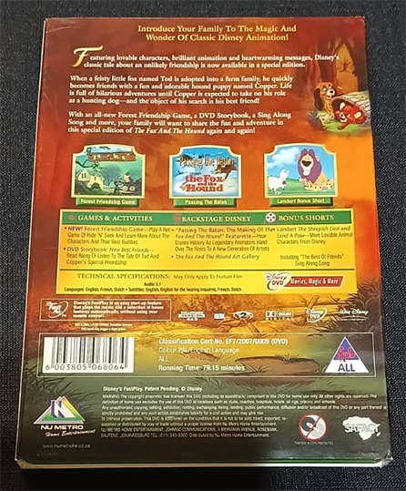 DVD - The Fox and the Hound (Special Edition)