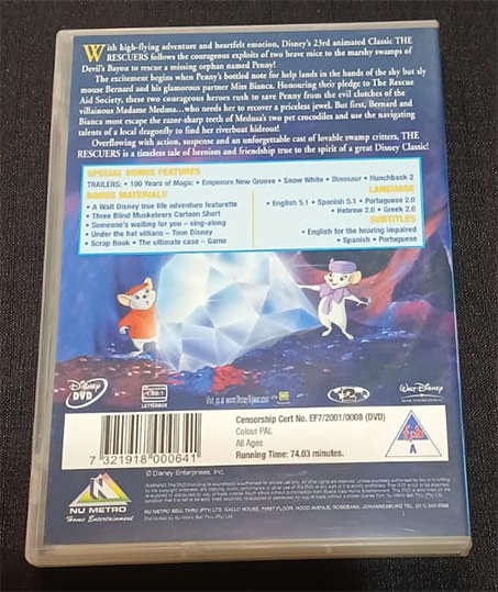 DVD - The Rescuers
