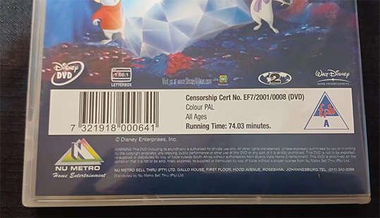 DVD - The Rescuers