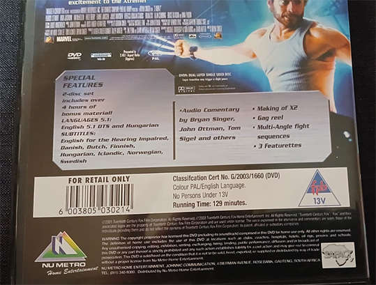 DVD - X-Men 2 (Special Edition)