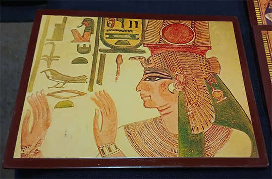 Set of 6 Hard Egyptian Placemats