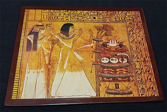 Set of 6 Hard Egyptian Placemats