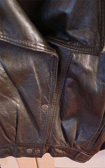 Ladies Genuine Leather Jacket with Leather Fringing