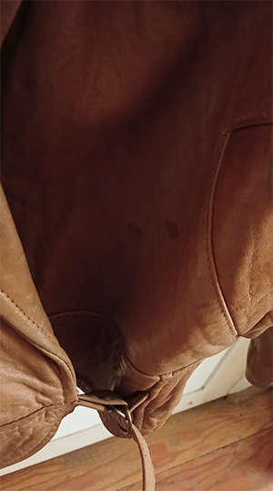 Imported Ladies Genuine Leather Jacket with Genuine Snake Skin Inserts (Gap brand)