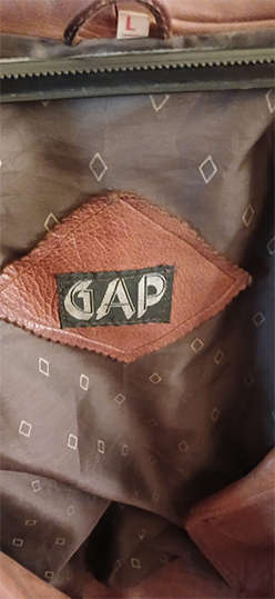 Imported Ladies Genuine Leather Jacket with Genuine Snake Skin Inserts (Gap brand)