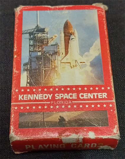 Vintage Souvenir Kennedy Space Center NASA Space Shuttle Playing Cards