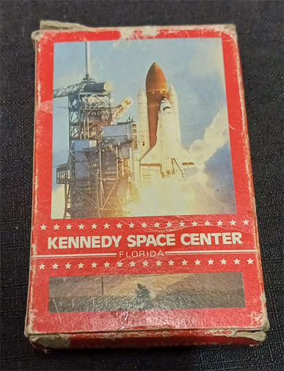 Vintage Souvenir Kennedy Space Center NASA Space Shuttle Playing Cards