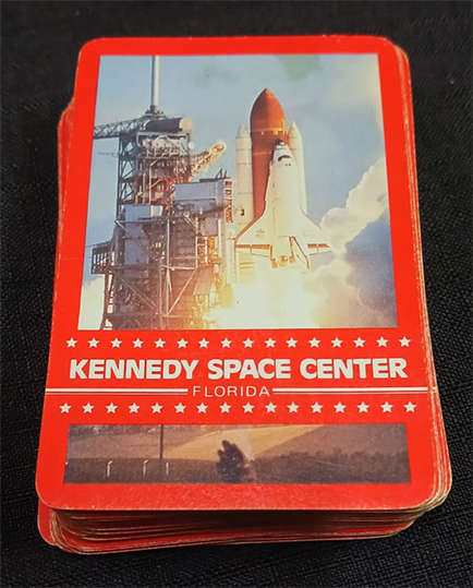 Vintage Souvenir Kennedy Space Center NASA Space Shuttle Playing Cards