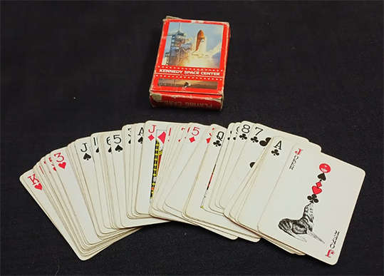 Vintage Souvenir Kennedy Space Center NASA Space Shuttle Playing Cards