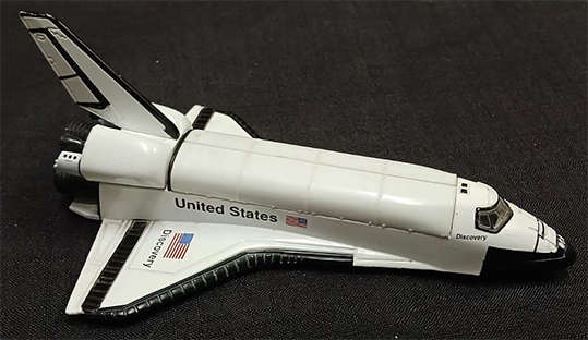 Realtoy Vintage Discovery NASA Metal Die-Cast Space Shuttle