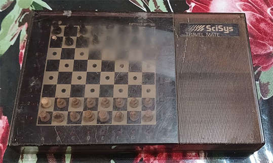 Vintage SciSys Travel Mate Chess Computer Set Art No. 122