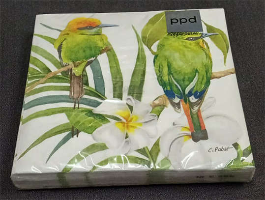 Imported Pack of Bee Eaters Serviettes - 20 Serviettes x 3Ply