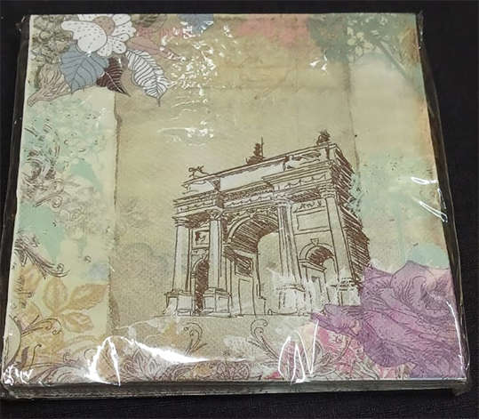 2 Packs of 20 Serviettes x 2Ply - Romantic Scenes