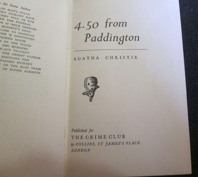 4-50 Paddington by Agatha Christie (1st Edition, 2nd Impression)