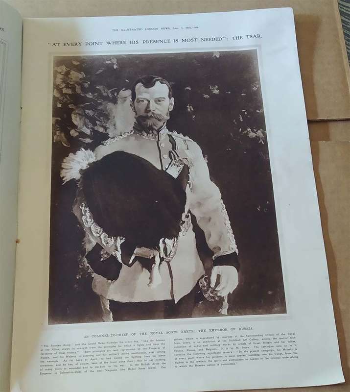 The Illustrated London News - France, August 7th 1915