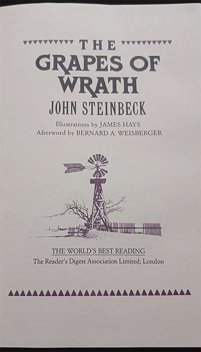 The Grapes of Wrath by John Steinbeck