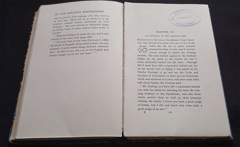 Sam Darling's Reminiscences (1st Edition)