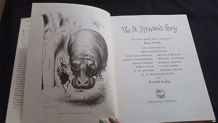 The St Trinian's Story and the pick of the Searle Cartoons by Kaye Webb (1st Edition)
