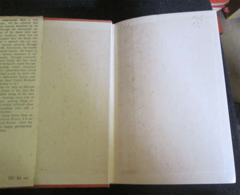 After the Funeral by Agatha Christie (1st Edition)
