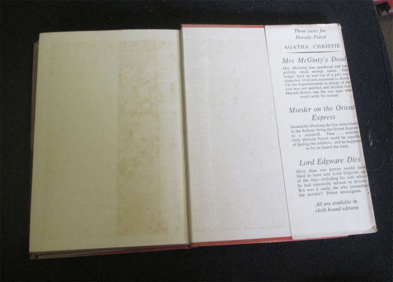After the Funeral by Agatha Christie (1st Edition)