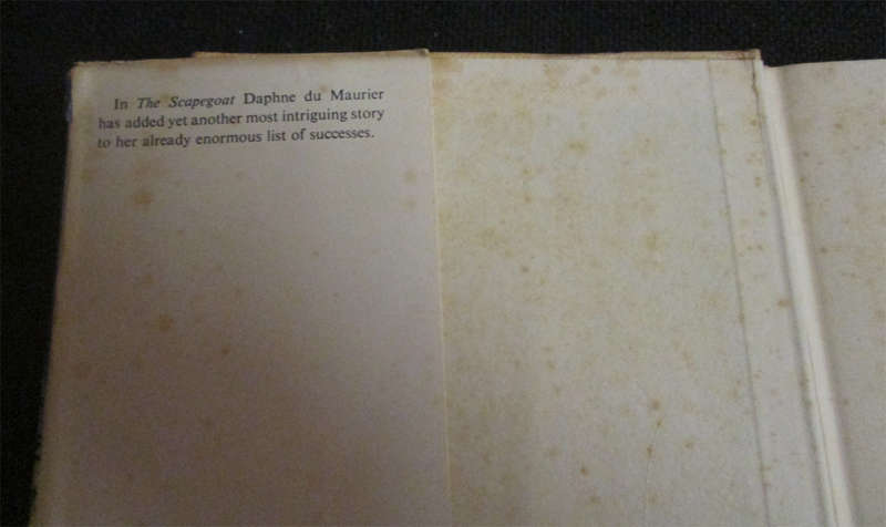 The Scapegoat by Daphne Du Maurier (Book Club Edition)