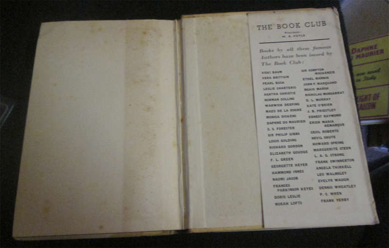 The Scapegoat by Daphne Du Maurier (Book Club Edition)