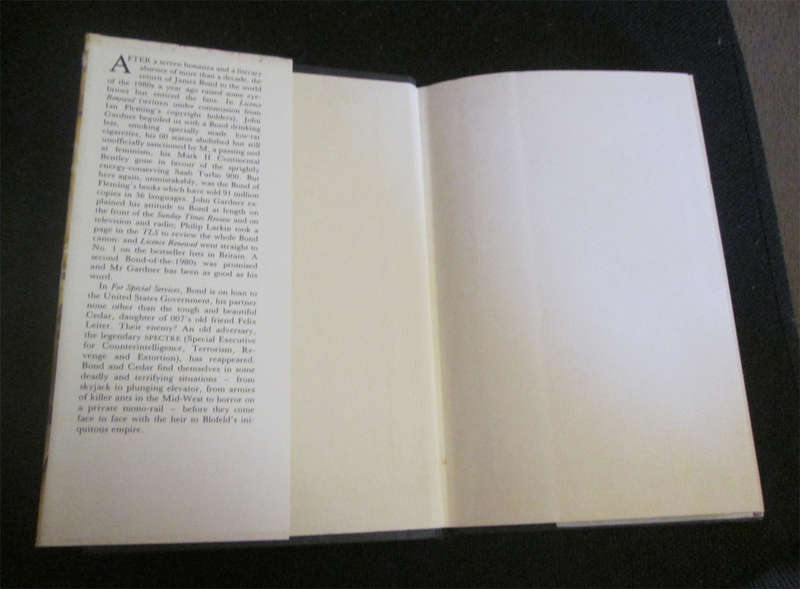 2 Hard Cover John Gardner Books - License Renewed & For Special Services (1st Edition)