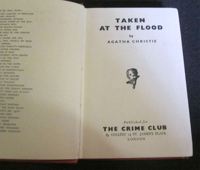 Taken at the Flood by Agatha Christie (1st Edition)