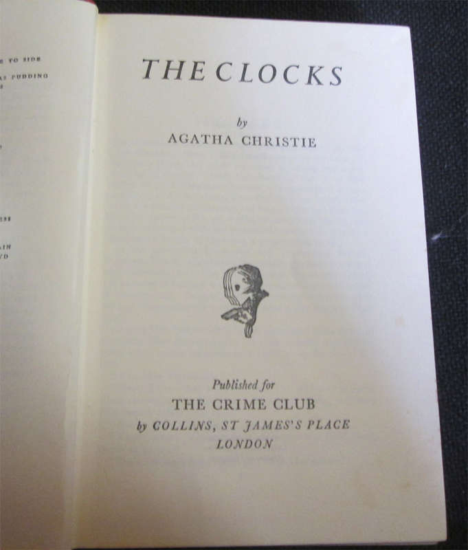 The Clocks by Agatha Christie (1st Edition)