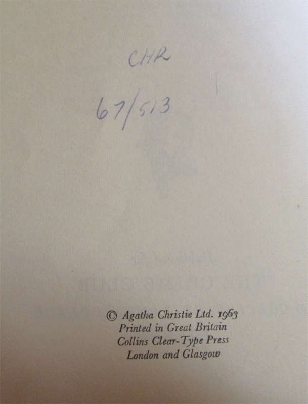 The Clocks by Agatha Christie (1st Edition)