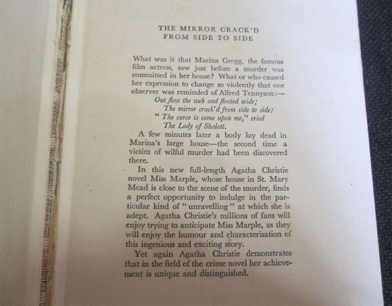 The Mirror Crack'd from Side to Side by Agatha Christie (1st Edition)