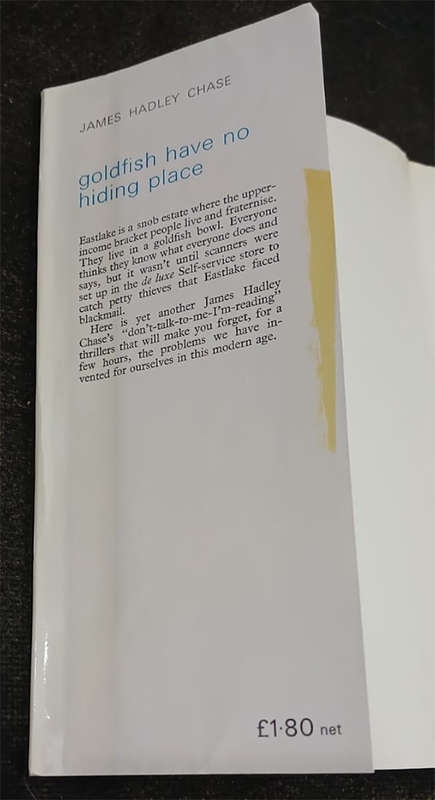 Goldfish have no hiding place by James Hadley Chase (1st Edition)