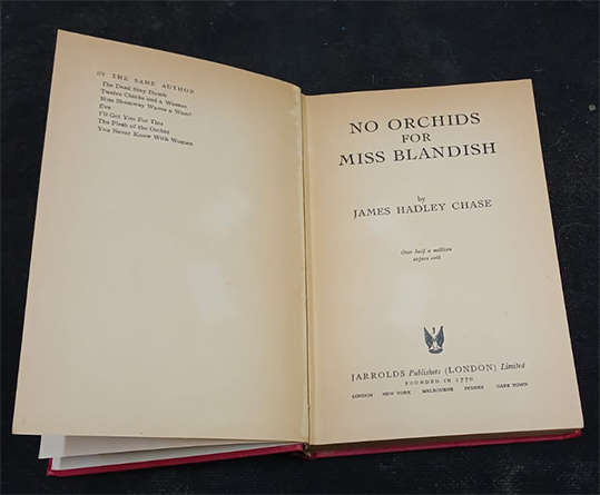 No Orchids for Miss Blandish by James Hadley Chase