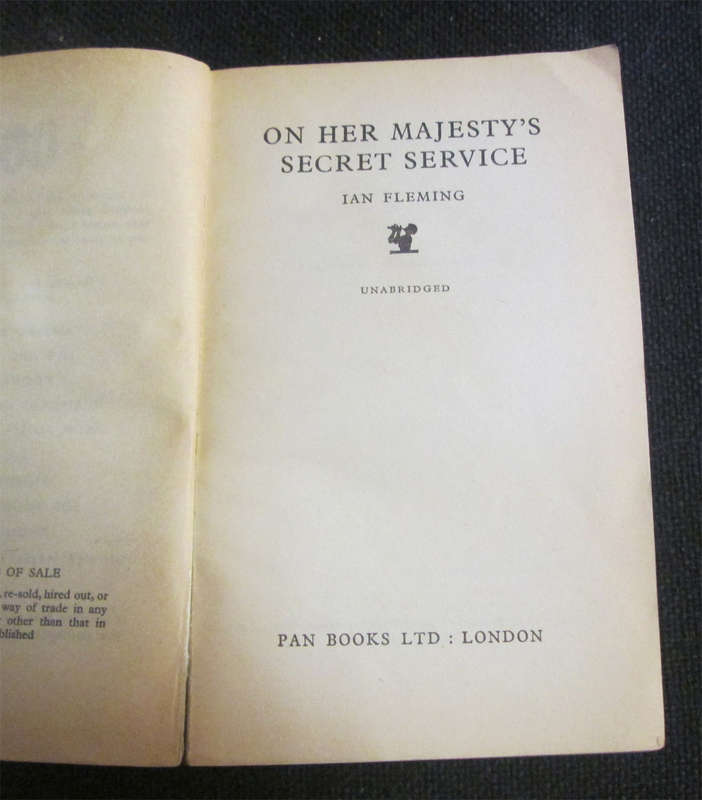 2 Soft Cover Ian Fleming Books - For your eyes only & Her Majesty's Secret Service