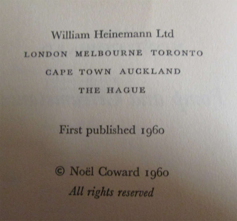 Pomp and Circumstance by Noël Coward (1st Edition)