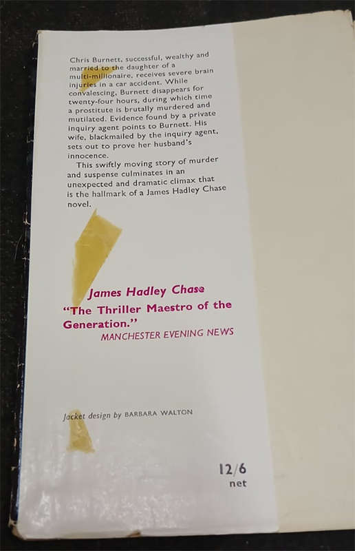 The Soft Centre by James Hadley Chase (1st Edition)