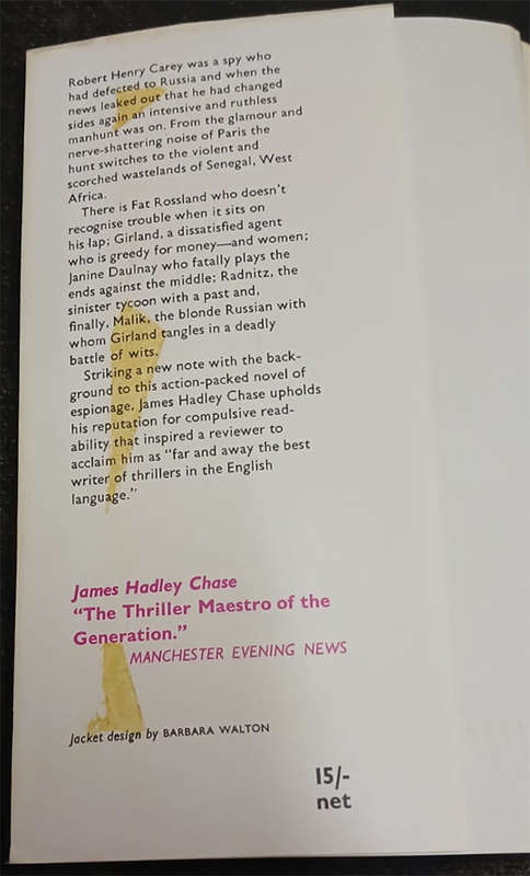 This is for Real by James Hadley Chase (1st Edition)
